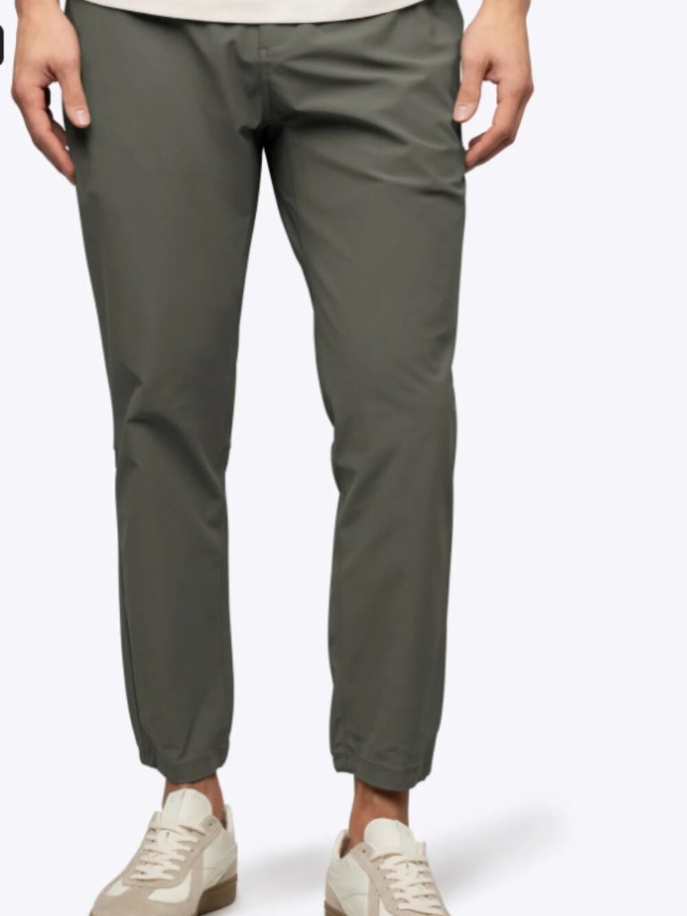 Cuts AO Jogger Pant gray green Men's Slim Stretch Pants l large